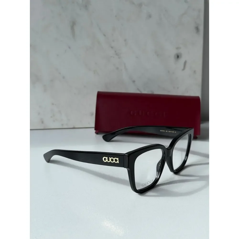 NEW Gucci GG1791O Black Cat Eye Eyeglasses Frames